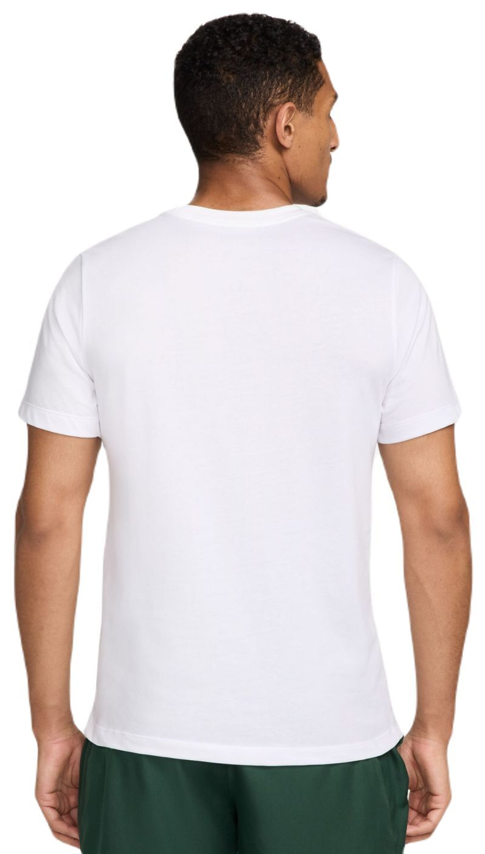Мужская теннисная футболка Nike Court Dri-Fit Printed T-Shirt - белый