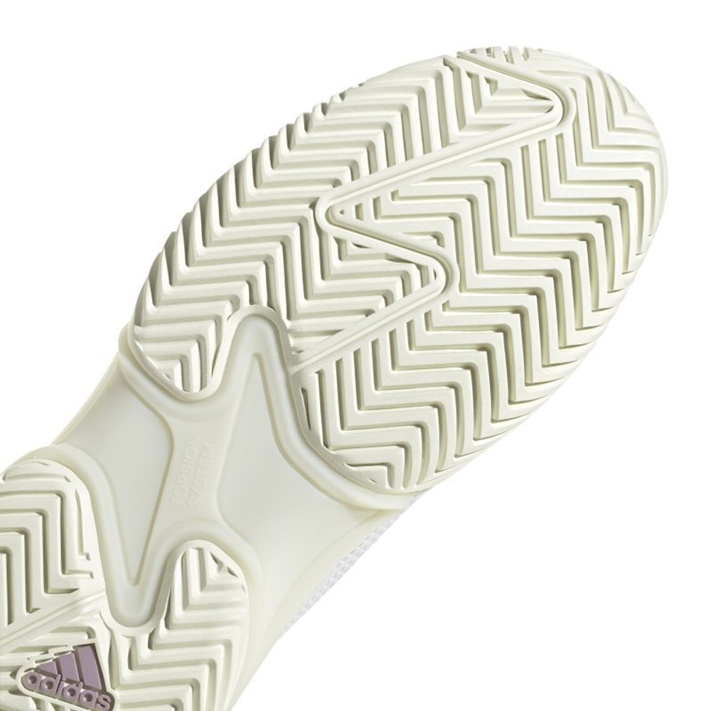 Женские Кроссовки теннисные Adidas Barricade 13 - cloud white/core black/crystal jade