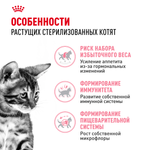 Royal Canin Kitten Sterilised Киттен Стерилайзд Корм сухой для стерилизованных котят с момента операции до 12 месяцев 2кг