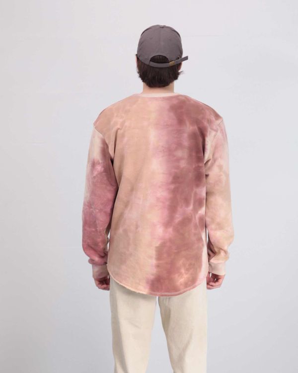 Толстовка Hoodlong Tie Dye Бежевая - фото 3