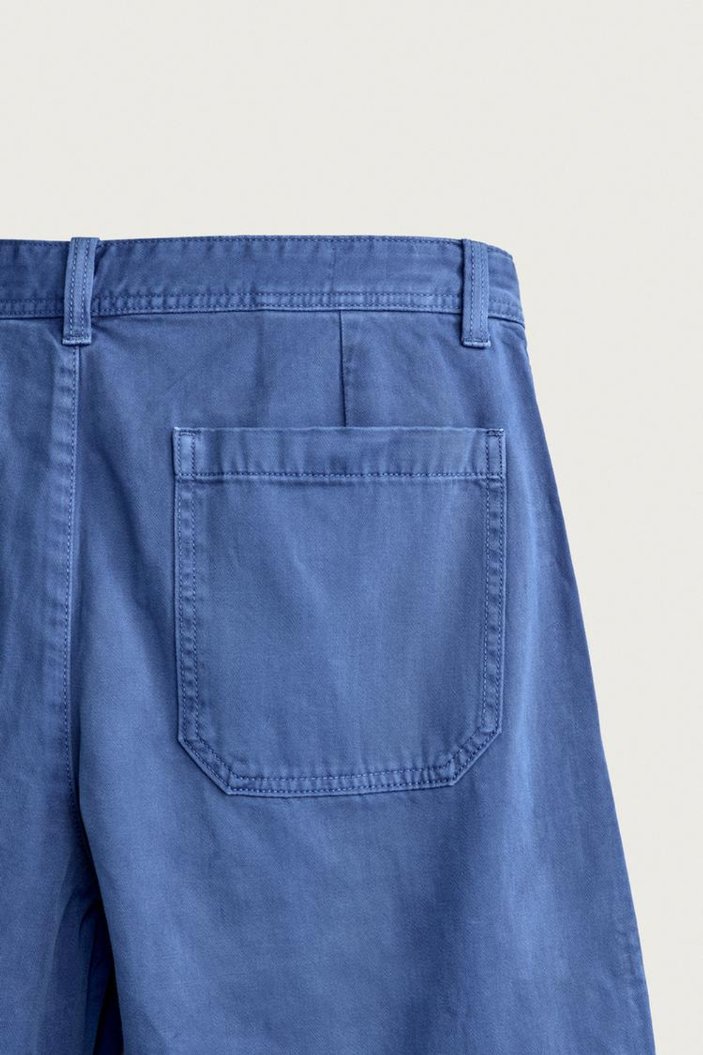 ZARA БРЮКИ RELAXED STRAIGHT FIT, ЯРКО-СИНИЙ