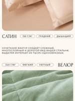 Комплект из премиум-сатина «Мятная прохлада»