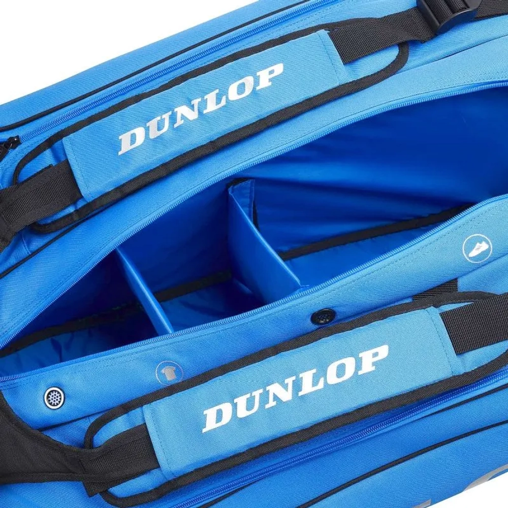 Сумка теннисная Dunlop D SAC FX PSA 12 RKT Termo - black/blue