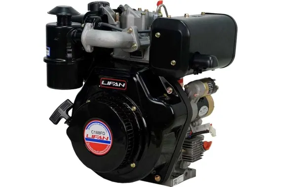 Двигатель дизельный "LIFAN" C188FD (10,6 л.с., эл стартер, катушка 6 А)