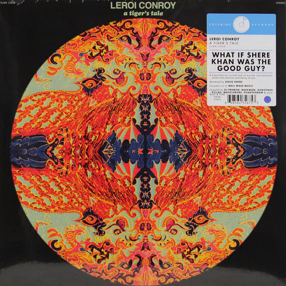 Leroi Conroy - A Tiger's Tale - Blue & Pink Swirl LP