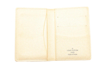 LOUIS VUITTON Brand Logo Coated Canvas Passport Holder Unisex White