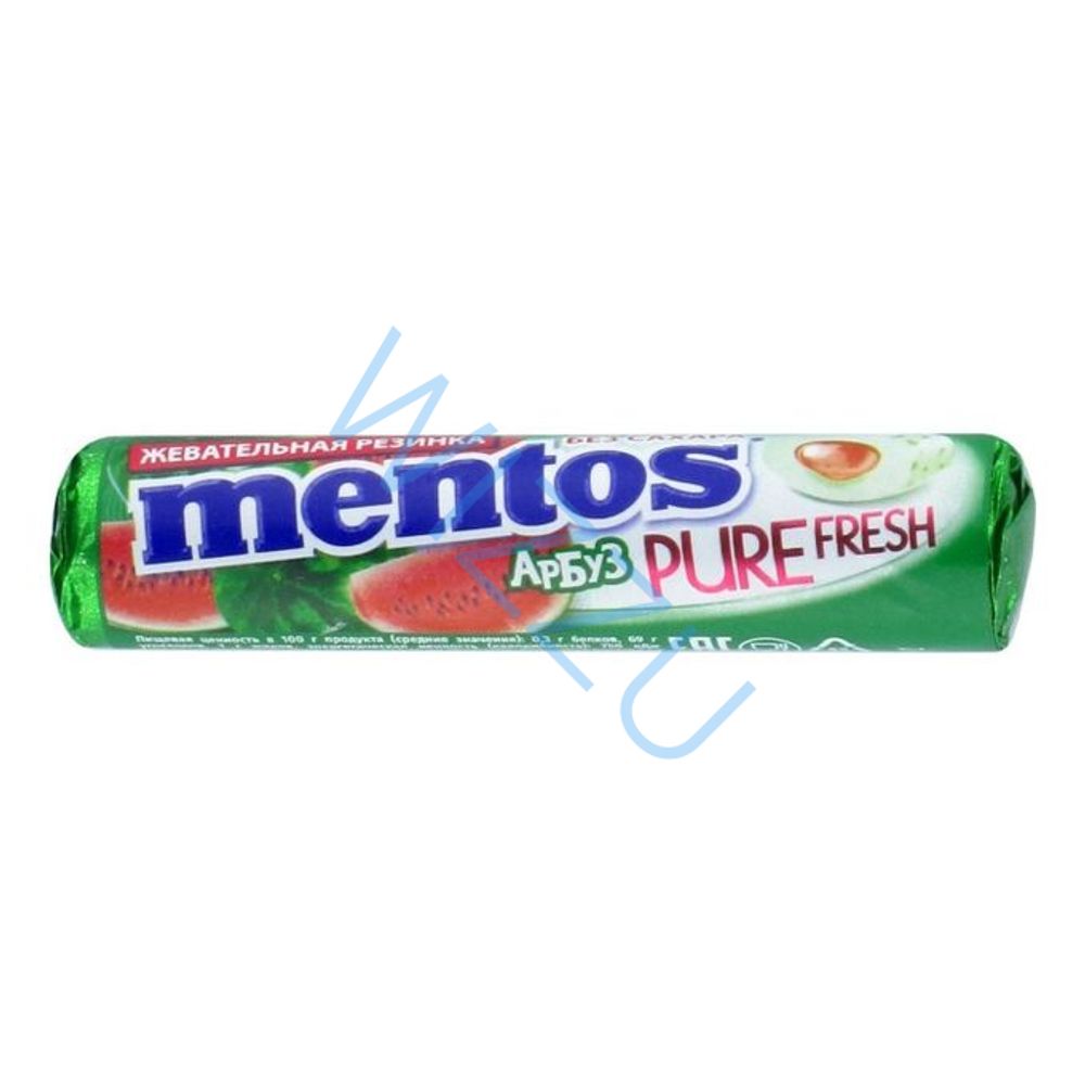 Жевательная резинка Арбуз Mentos, 15 г
