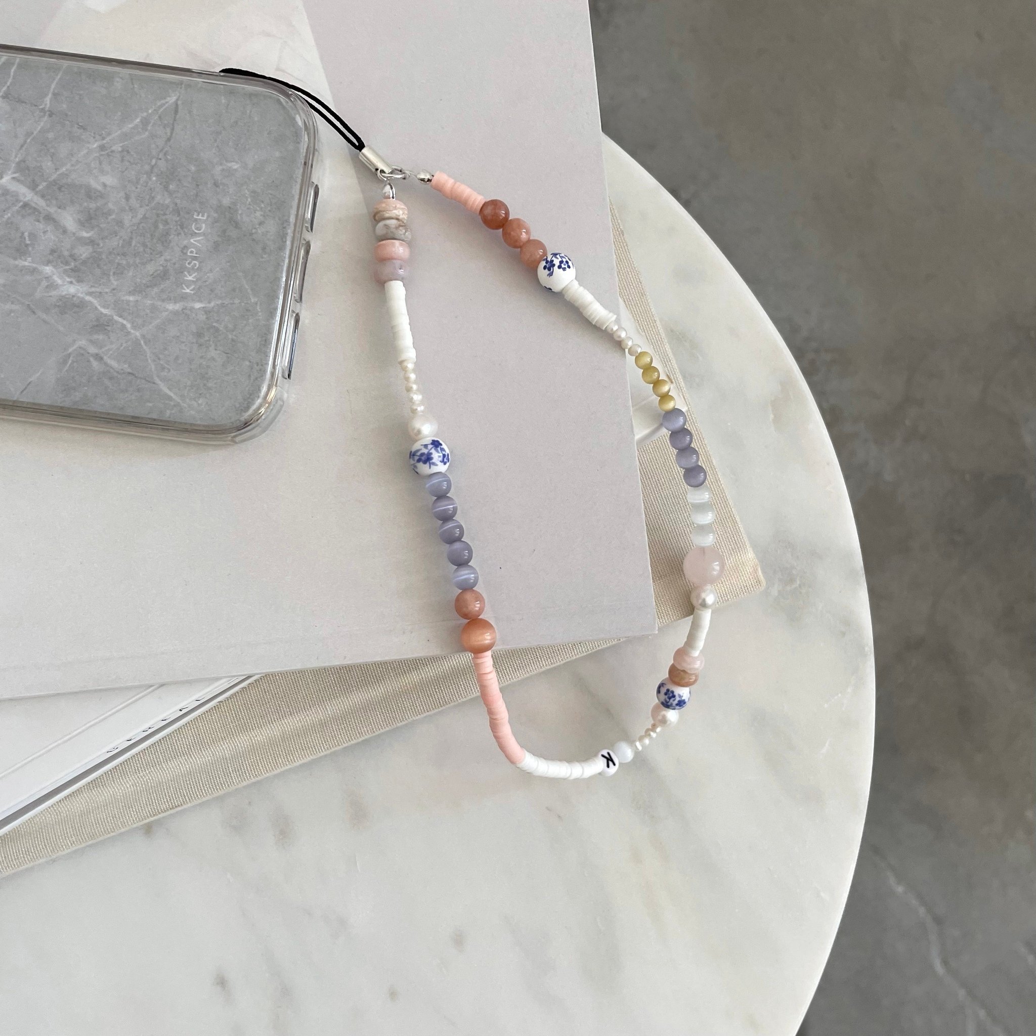Porcelain phone strap