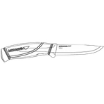 Нож MoraKNIV 13164 Companion Navy Blue нерж.- длина/толщина лезвия 100/2.5мм 117587 / 130154 / 133870