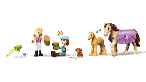 Конструктор LEGO Friends 42695 Horse & Baby Foal Trailer