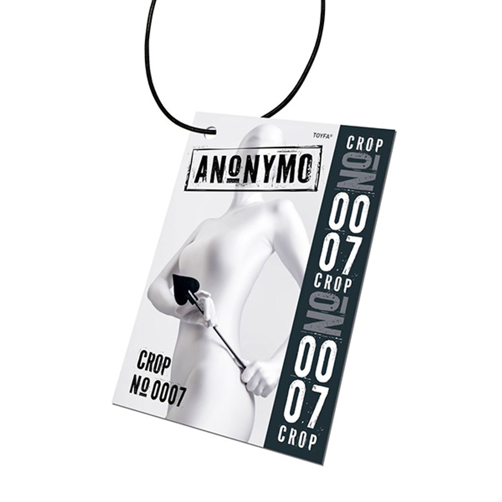 Черный стек 36см ToyFa Anonymo 310007