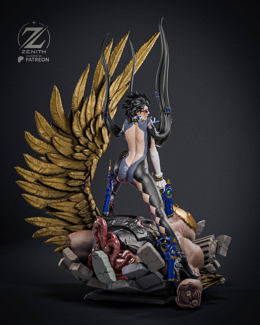 Байонетта — Umbra Witch в эпичной боевой стойке Bayonetta Фигурка