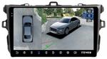 Магнитола для Toyota Corolla 150 2006-2013 (рамка тип 1) - Teyes CC3-2K-360 монитор 9.5" 2K QLED на Android 10, Быстрая, CarPlay, 4G SIM-слот, 4 камеры в комплекте