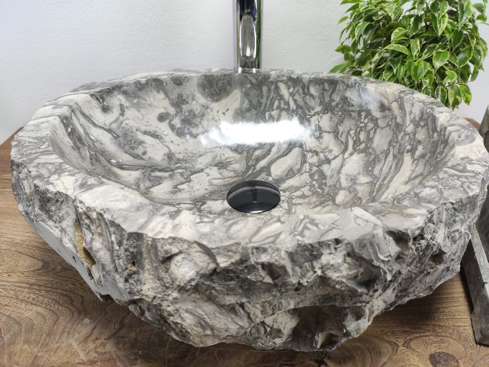 Раковина из мрамора Erozy Doreng EM-71042 48x40x15 из натурального камня