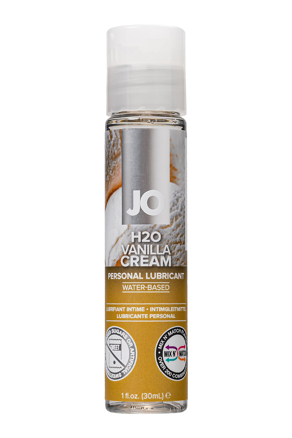 Ароматизированный лубрикант на водной основе JO Flavored Vanilla H2O - 30 мл.