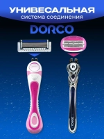 "DORCO PACE 4" Станок для бритья + 2 кассеты (4 лезвия)