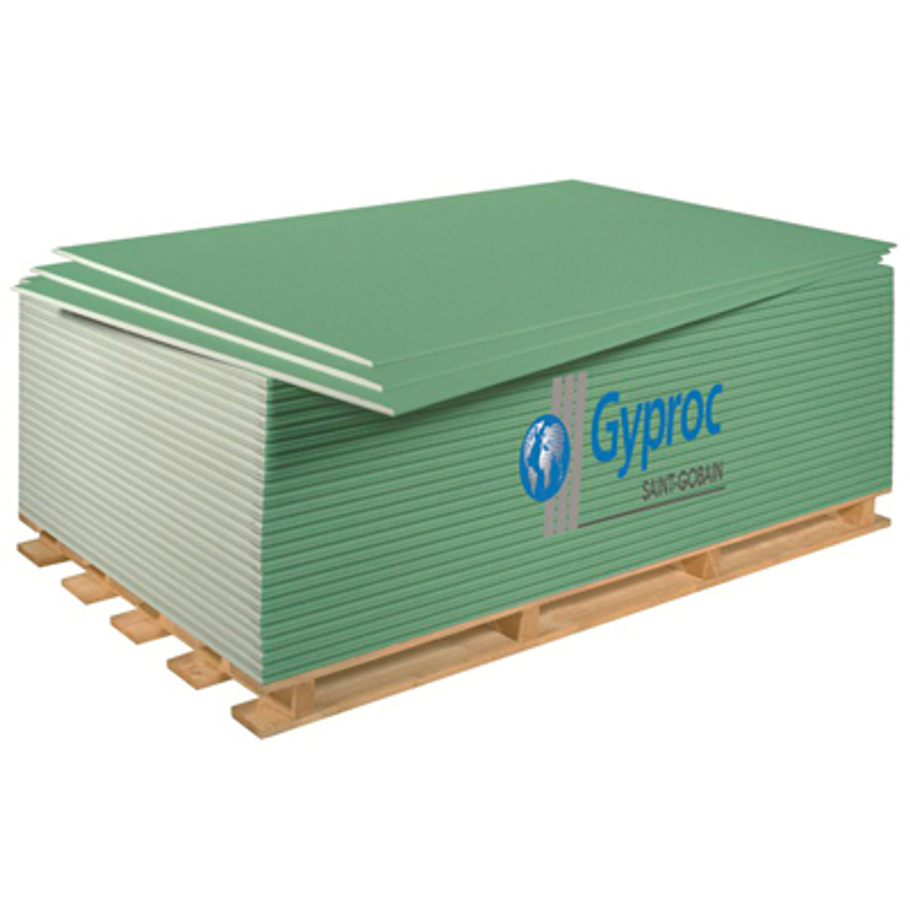 Гипсокартонный лист ГКЛВ Gyproc В GKBI УК 2500х1200х12,5 мм