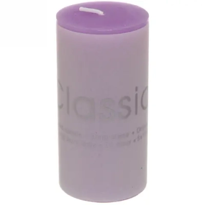 Свеча «Classic» 5*10см цвет лавандовый ZD-003