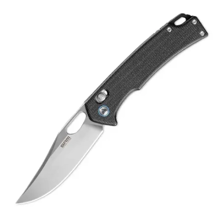 Нож складной SRM 9203-MB Retriever Satin (10Cr15CoMoV, Black Micarta)