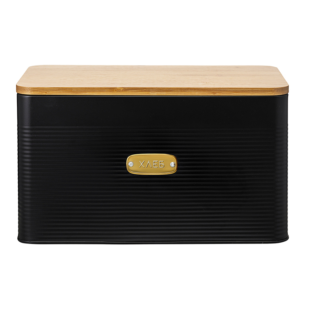 Хлебница 33.7х18х22см Smart Solutions Irmel графит