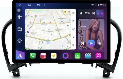 Магнитола для Nissan Juke 2011-2019 - FarCar BX877 монитор 13" 2K QLED на Android 13, TS10, 6+128, CarPlay, 4G SIM-слот