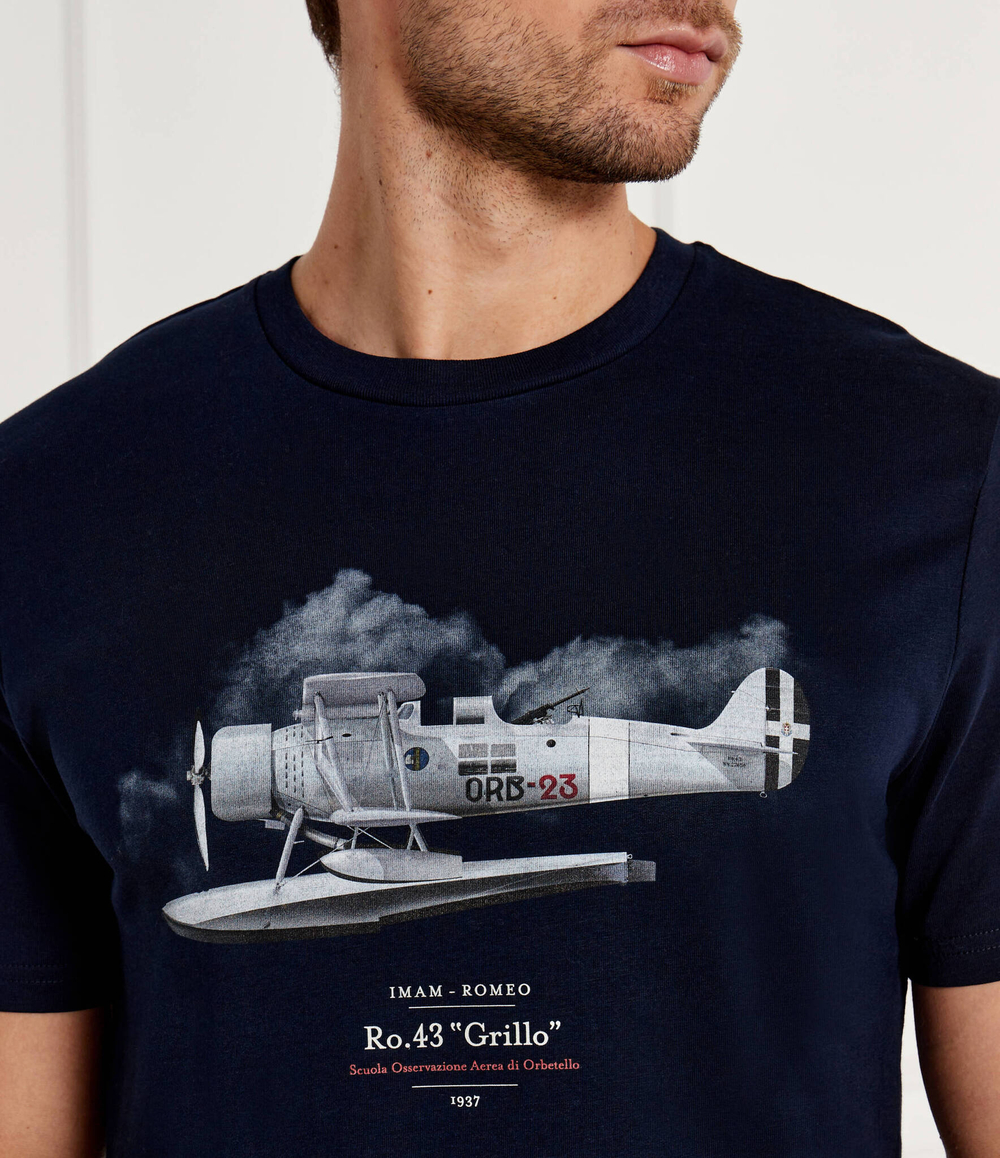 Футболка Aeronautica Militare - темно-синий(TS2361J607)