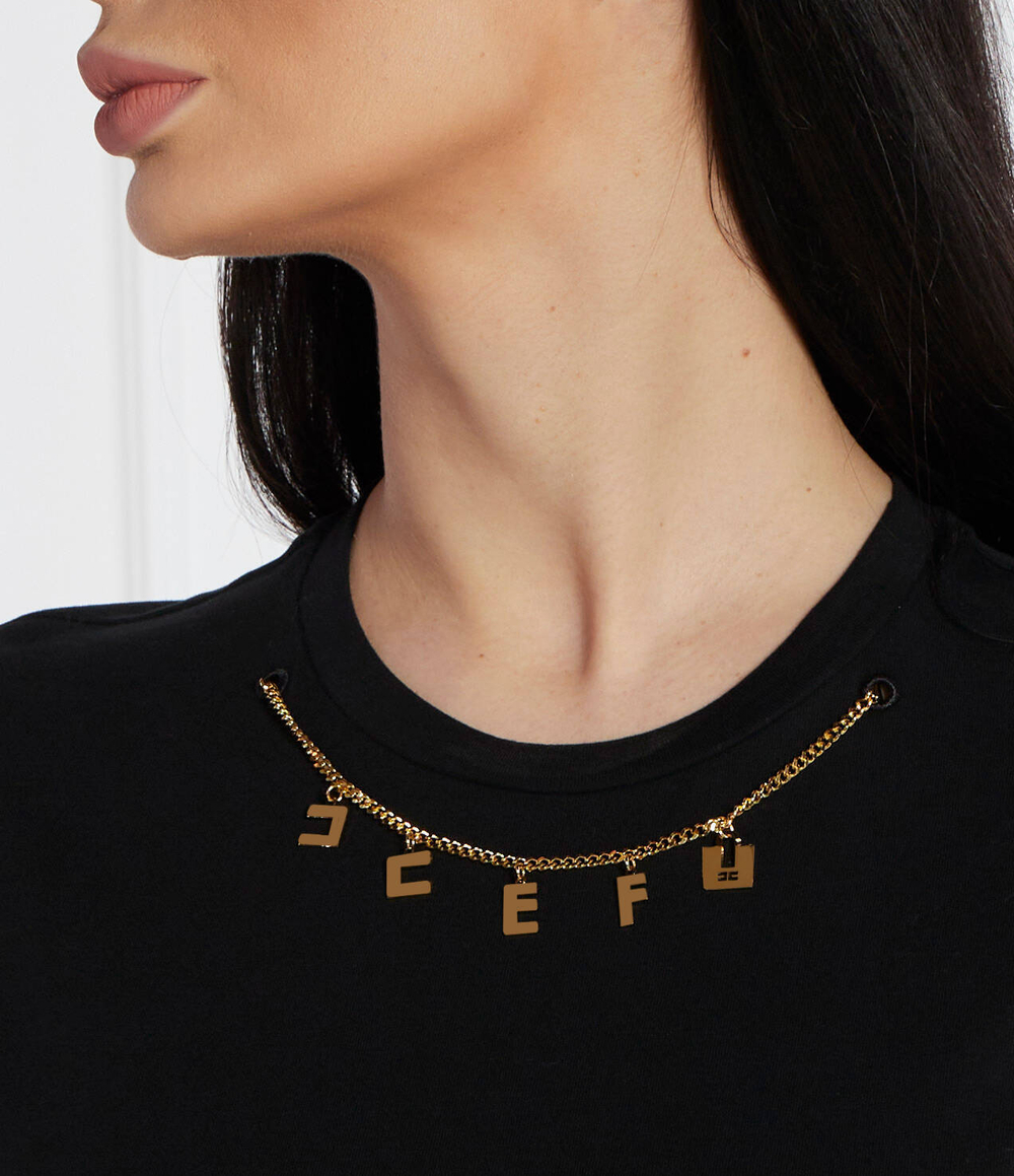 Футболка Elisabetta Franchi - черный(MA01141E2)