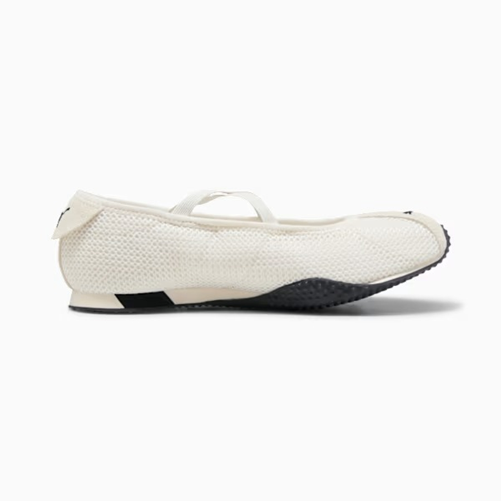 PUMA Женские кроссовки-балетки H-Street, белый/серебряный