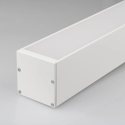 Профиль с экраном SL-LINE-5050-2500 WHITE+OPAL (Arlight, Алюминий)