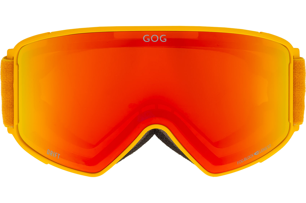 Горнолыжная маска GOG Drift / Matt Yellow / Reflex Red