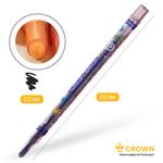 Карандаши восковые Crown "ArtStory", 24цв., выкручивающийся стержень, ПВХ, европодвес