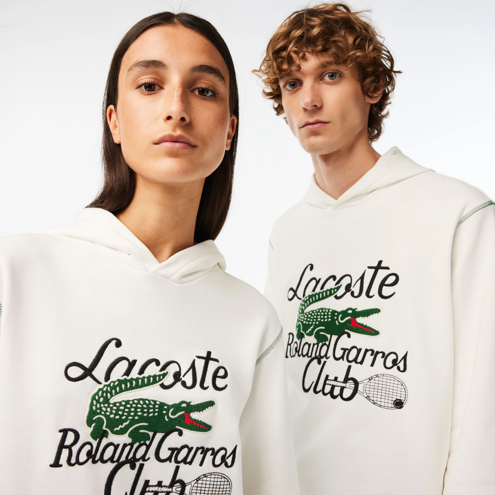 Мужская кофта теннисная Lacoste Sweatshirt Men - White, Green