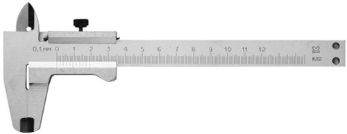 тип 1, 125 мм, металлический штангенциркуль (3445-125)