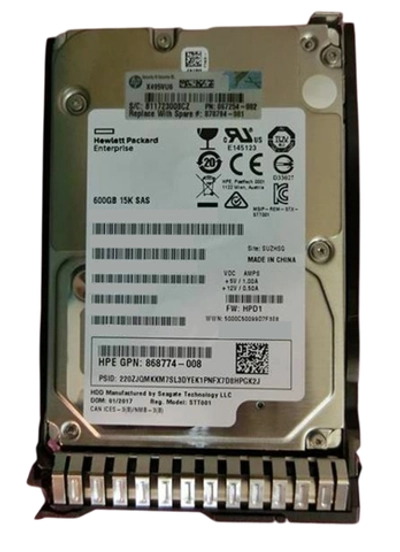 Жесткий диск HP 600GB 12G 15K RPM SFF 2.5" SAS SC 873032-001