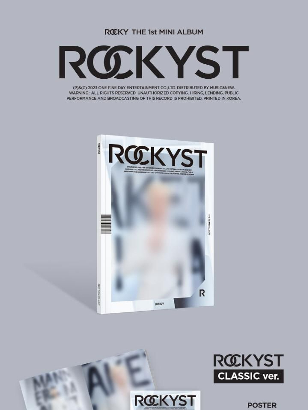 Альбом ROCKY - ROCKYST 1st Mini Album 2 Version SET