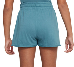 Шорты для девочки теннисные Nike Dri-Fit Breezy High-Waisted Training Shorts - Бирюзовый