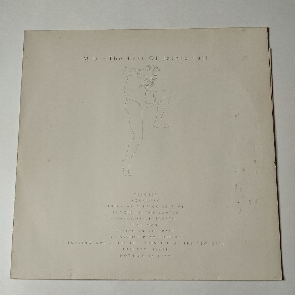 Винтажная виниловая пластинка LP The Best Of Jethro Tull (Germany 1987) Aqualung