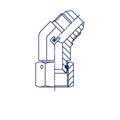 Соединение PN45 JIC 9/16