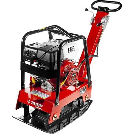 Виброплита реверсивная Зубр ЗВПБ-30 ГРХ бензиновая - [161 кг / 30 кН / Honda GX270]