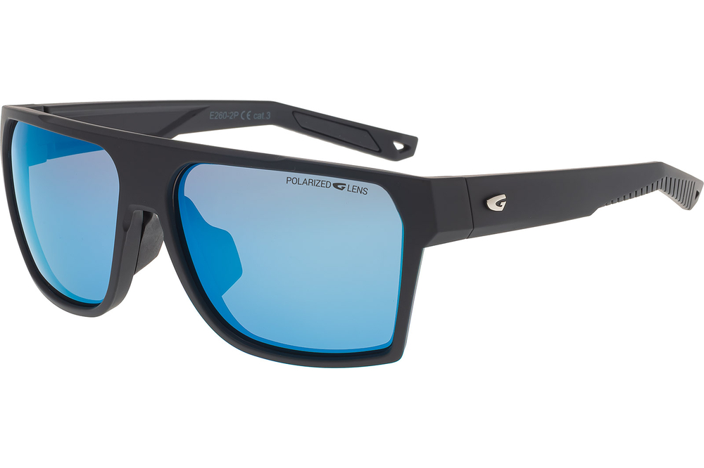 Спортивные очки GOG Nazca / Matt Black / Polarized Reflex White-Blue