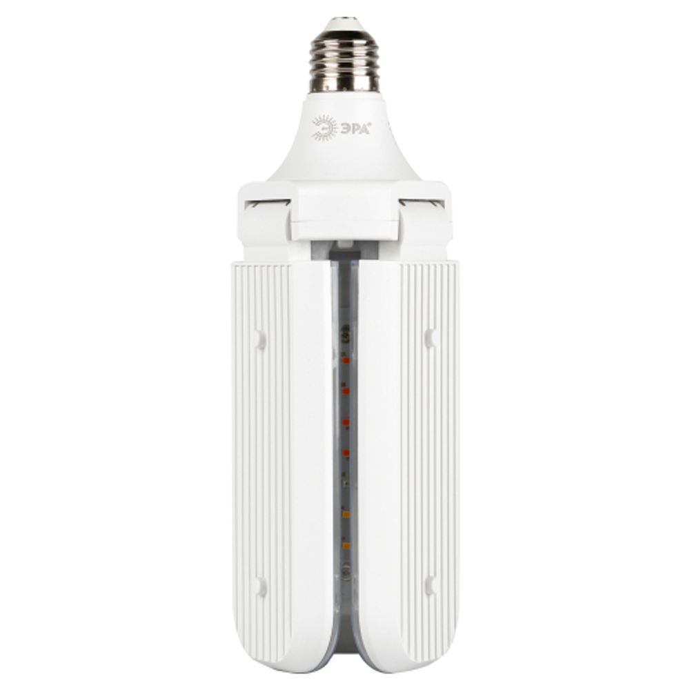 Фитолампа для растений светодиодная ЭРА GREEN LINE ФИТО-30W-PFR-E27-GR 3-х лепестковая полного спектра 30 Вт Е27 | Фитолампы Е27