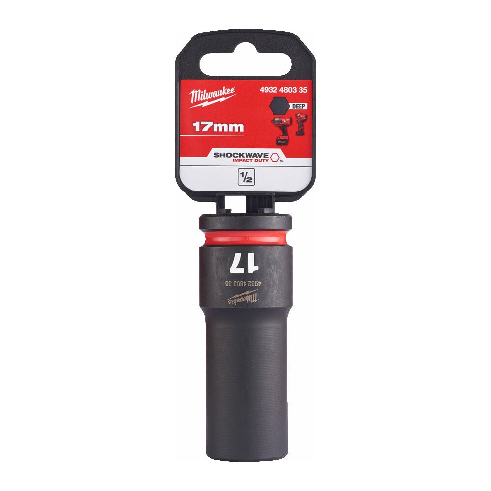 Головка ударная удлиненная ShW 17 мм, 1/2" Milwaukee 4932480335