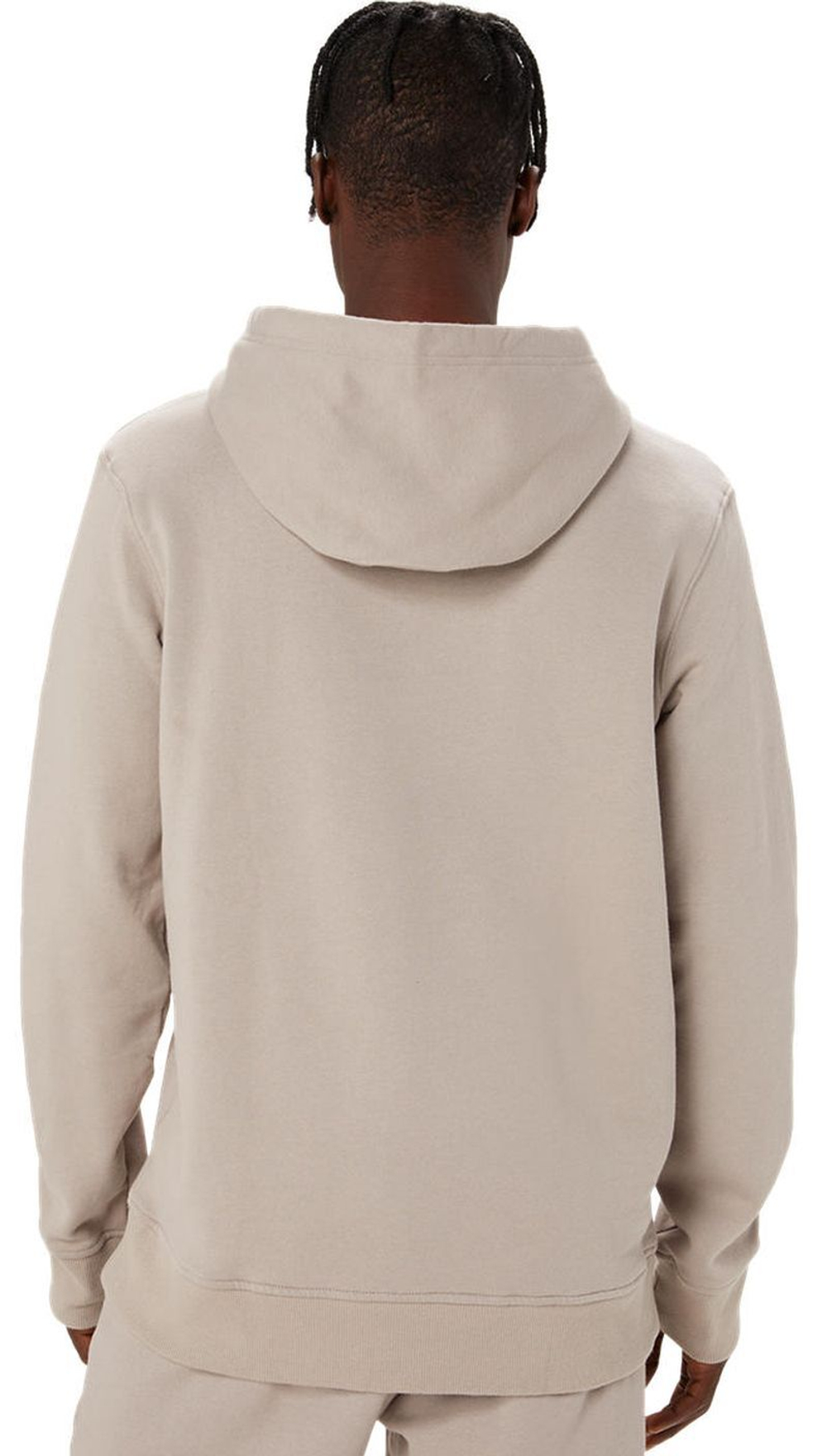 Мужская теннисная кофта Asics Oth Hoodie - лунный камень/графитовый серый