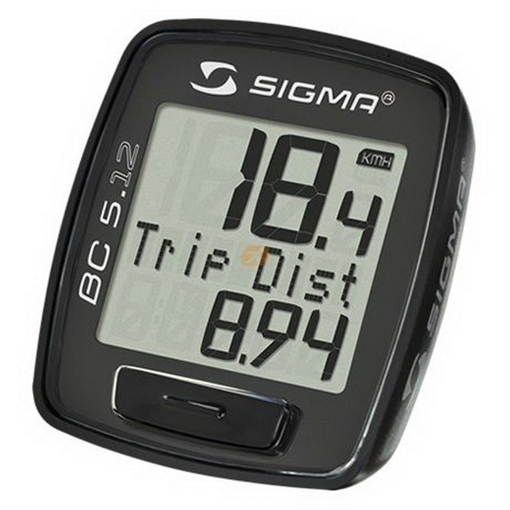 Велокомпьютер "Sigma BC - 5.12", 5 функций.