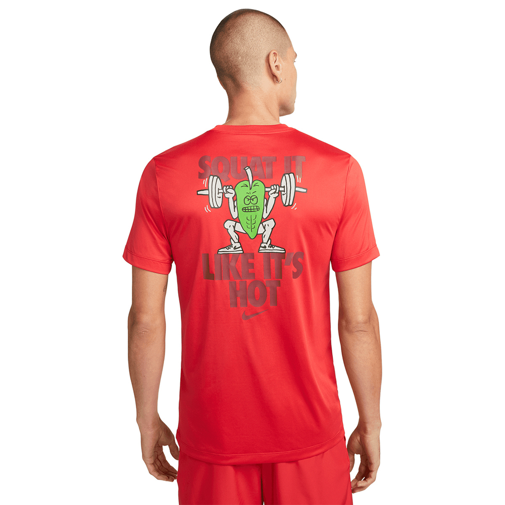 Мужская теннисная футболка Nike Dri-Fit Humor T-Shirt - university red