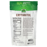 NOW Foods, Real Food, эритритол, 454 г (1 фунт)
