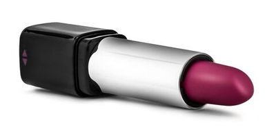 Вибратор в форме помады Rose Lipstick Vibe (Цвет: черный)