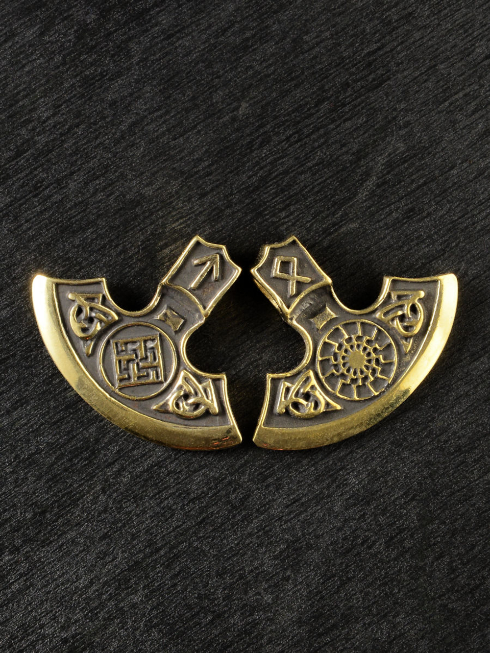 Секира славянская из латуни