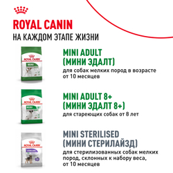 Royal Canin Mini Puppy Корм консервированный для щенков мелких пород в возрасте до 10 месяцев, кусочки в соусе - 85 гр