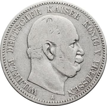 2 марки 1876 Германская империя (Пруссия)